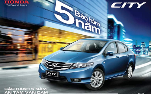 Khuyến mại lớn cho Honda City trong tháng 7