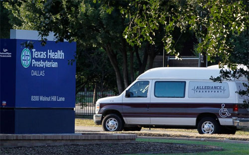 Xuất hiện ca lây nhiễm Ebola đầu tiên trên đất Mỹ