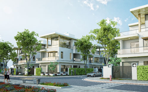 Phối cảnh biệt thự tại khu FLC Residences Samson, Sầm Sơn, Thanh Hoá.<br>