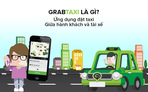 Chỉ cần có trong tay một chiếc smartphone, khách hàng có thể tải ngay ứng dụng GrabTaxi trên kho ứng dụng theo từng hệ điều hành.