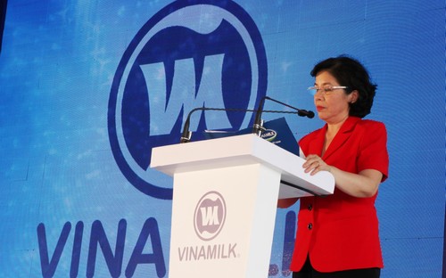 Tổng giám đốc Vinamilk Mai Kiều Liên phát biểu về ý nghĩa việc Vinamilk đầu tư xây dựng tổ hợp trang trại bò sữa Link Đăng Nhập PG88 Chính Thức 2026; cao tại Thanh Hóa.