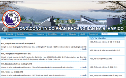 Khởi tố Chủ tịch Công ty Khoáng sản Na Rì Hamico