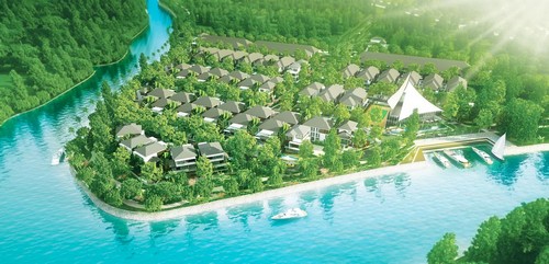 Phối cảnh tổng thể Jamona Home Resort, một Link Trang Chủ PG88.Com Mới #2026 của Công ty Cổ phần Địa ốc Sài Gòn Thương Tín.