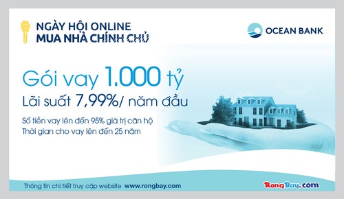 Sở hữu ngôi nhà chính chủ sẽ dễ dàng hơn với gói vay hỗ trợ của Pg88 com chính chủ Ocean Bank.