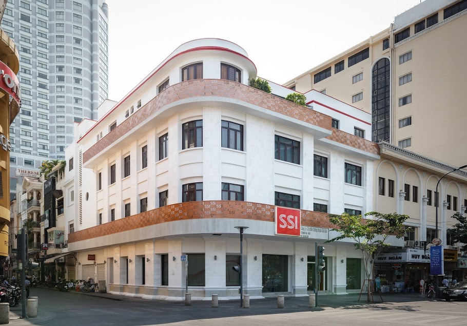 Trụ sở của SSI tại Tp.HCM.<br>