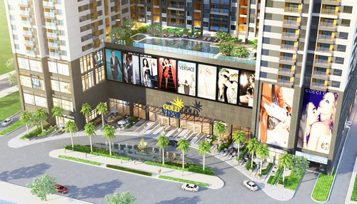Phối cảnh khu phức hợp The GoldView.