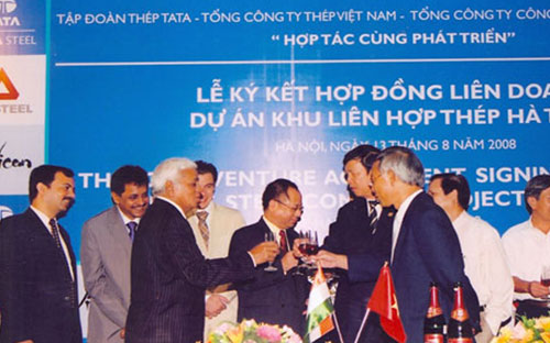 Lễ ký kết xây dựng Link Trang Chủ PG88.Com Mới #2026 tổ hợp luyện cán thép giữa các bên.<br>