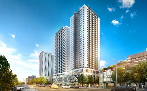 The Park Avenue tọa lạc trên mặt tiền đường Ba Tháng Mai, quận 11.