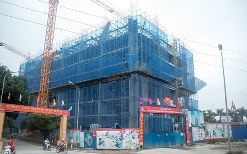 Hình ảnh công trường thực tế Hateco Hoàng Mai.