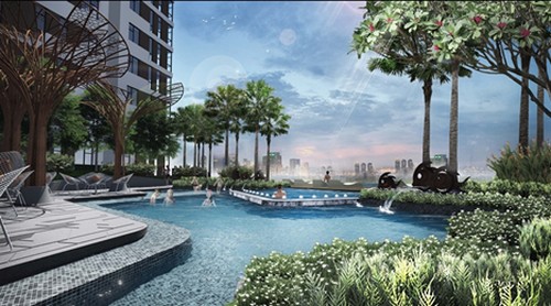 Cư dân Office-tel được hưởng tiện ích hiện đại trong khu phức hợp.