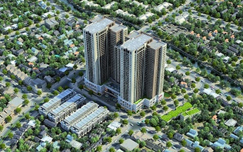 Goldsilk Complex được đưa ra thị trường với giá chỉ từ 20,8 triệu đồng/m2.