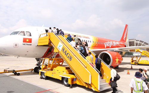 Máy bay của Vietjet.<br>