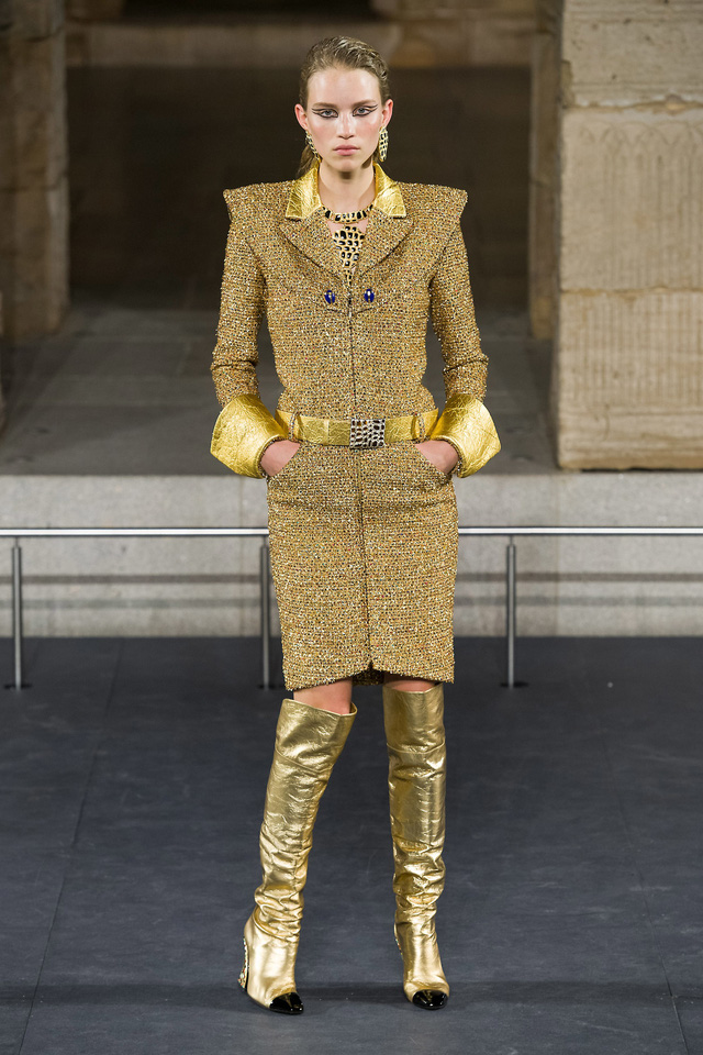 BST Chanel pre-fall 2019: cảm hứng từ Ai Cập - Ảnh 3.