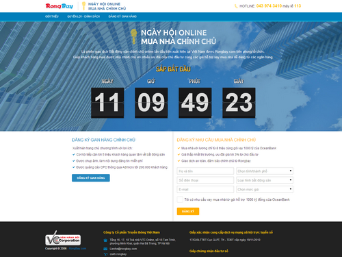 Phiên giao dịch sẽ diễn ra trong 5 ngày duy nhất từ 15/7 đến hết ngày 
19/7/2014 , nhưng khách hàng có thể đăng ký ngay để nhận được các ưu đãi
 đăc biệt.