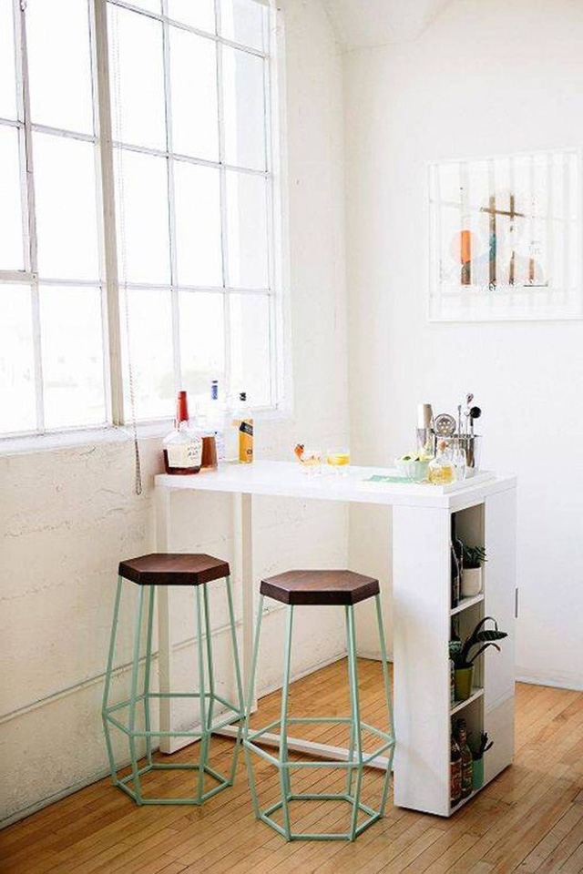 Ý tưởng về quầy bar mini tại gia - Ảnh 3.