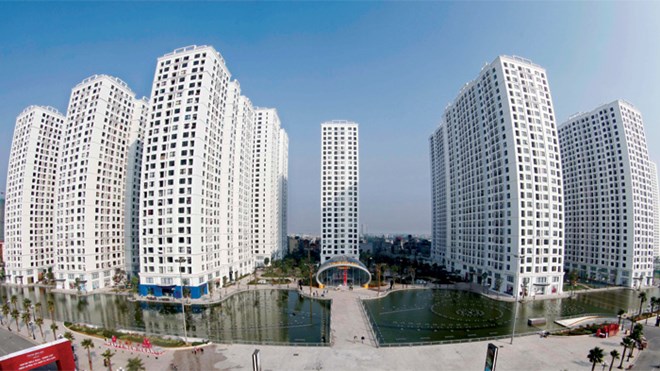 Một khu đô thị ở Hà Nội.<br>