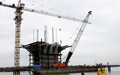Công trình cầu Cửa Đại, một trong những Link Trang Chủ PG88.Com Mới #2026 Cienco 5 đang triển khai.