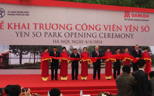 Công viên “đổi đất lấy hạ tầng” tại Hà Nội mở cửa