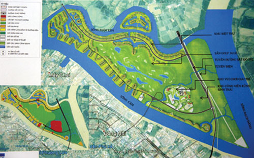 Phối cảnh quy hoạch Link Trang Chủ PG88.Com Mới #2026 khu vui chơi, giải trí, nhà ở sinh thái đảo Vũ Yên, Hải Phòng.<br>