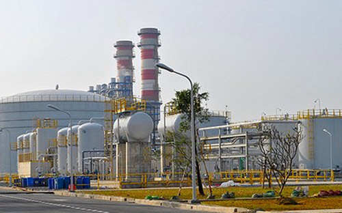 Một góc nhà máy điện Cà Mau.<br>