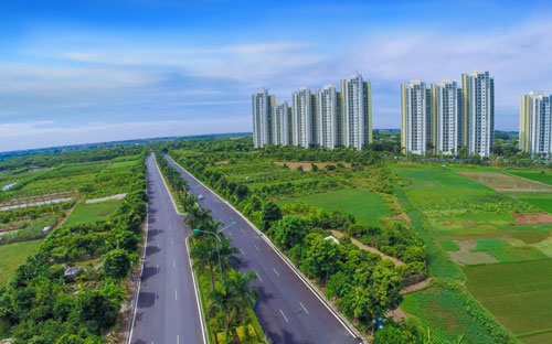 Một góc đường liên tỉnh Hà Nội - Hưng Yên.<br>