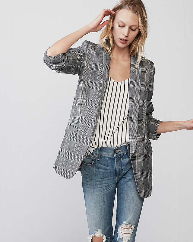 4 gợi ý để mặc blazer kẻ trẻ trung và hợp mốt - Ảnh 9.