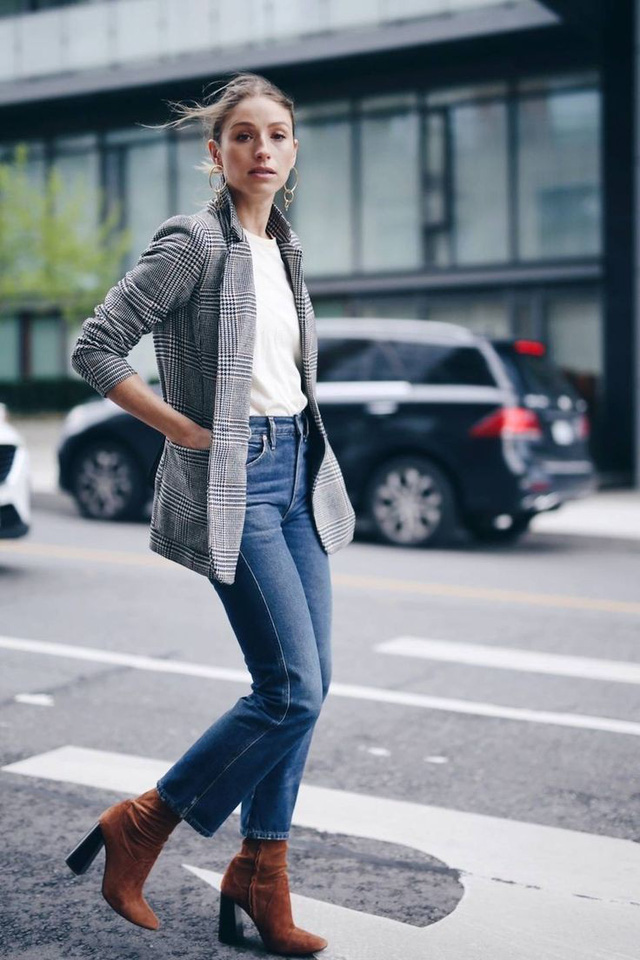 Blazer kẻ - tiếp tục được ưu ái mùa Thu – Đông 2018? - Ảnh 3.