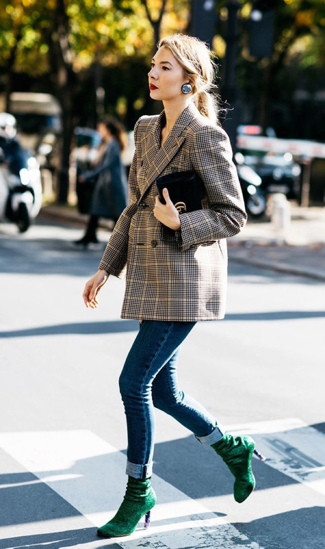 Blazer kẻ - tiếp tục được ưu ái mùa Thu – Đông 2018? - Ảnh 5.