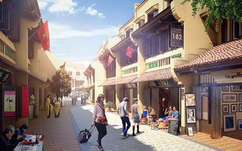 Phối cảnh một góc phố Hà Nội trong Link Trang Chủ PG88.Com Mới #2026 Little Vietnam.