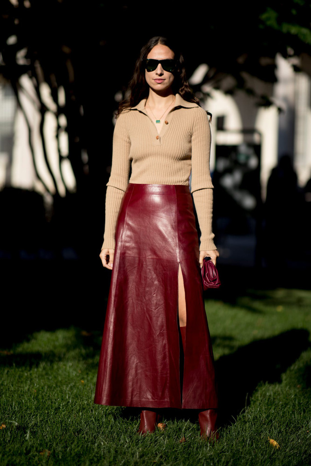 Chất liệu da nhuộm phủ sóng Milan Fashion Week - Ảnh 8.