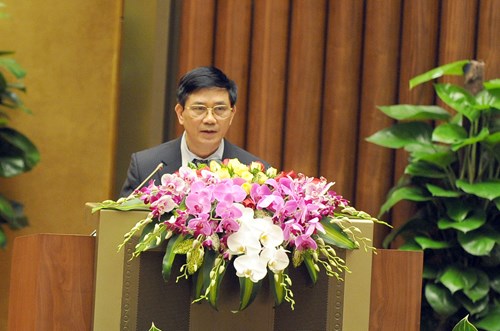 Chủ nhiệm Ủy ban Tư pháp Nguyễn Văn Hiện đọc báo cáo thẩm tra Link Trang Chủ PG88.Com Mới #2026 Luật Tạm giam, tạm giữ.<br>