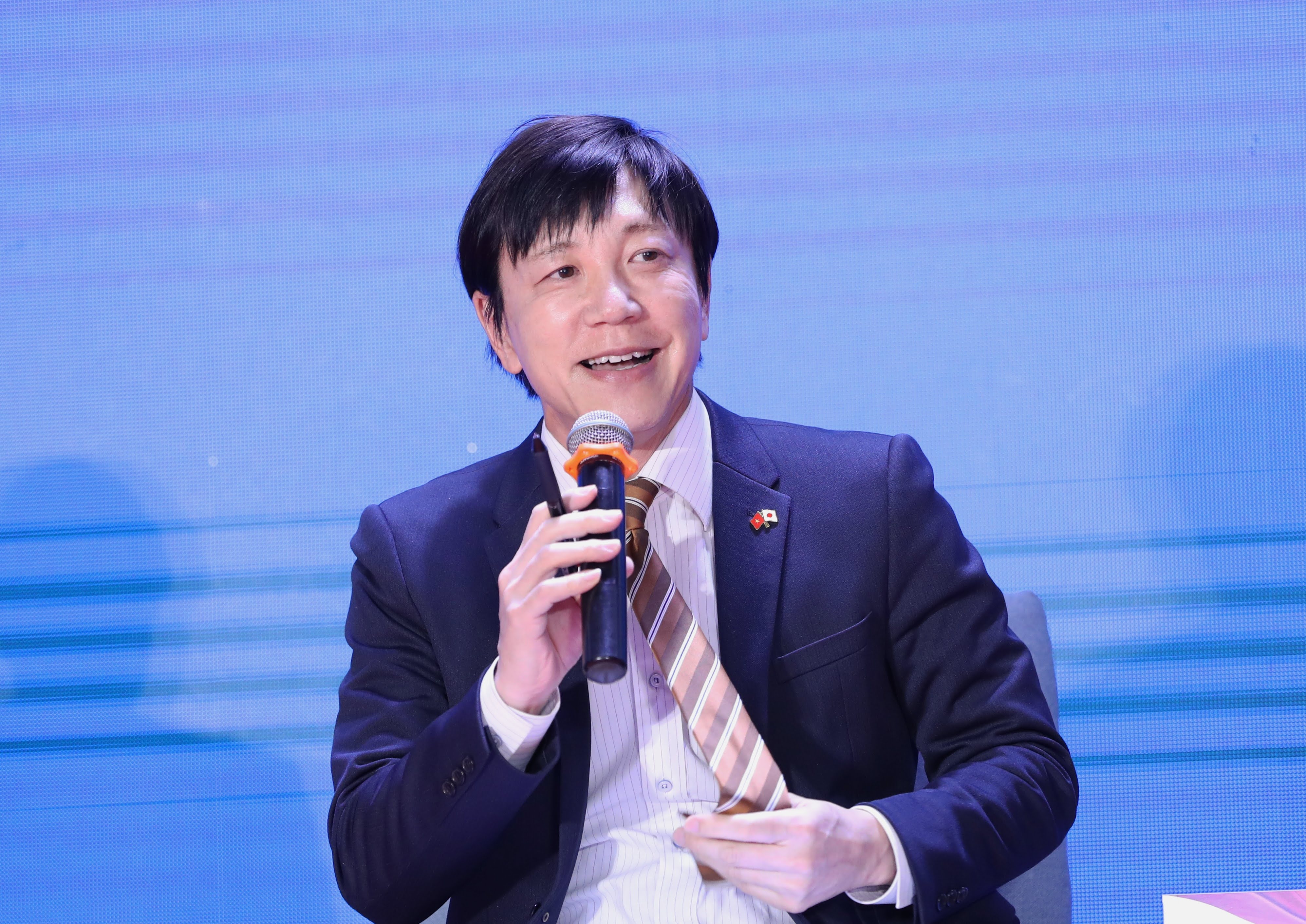 &Ocirc;ng Nakajima Takeo, Trưởng đại diện Tổ chức x&uacute;c tiến Pg88ok ưu đãi hấp dẫn Nhật Bản (JETRO) tại H&agrave; Nội.
