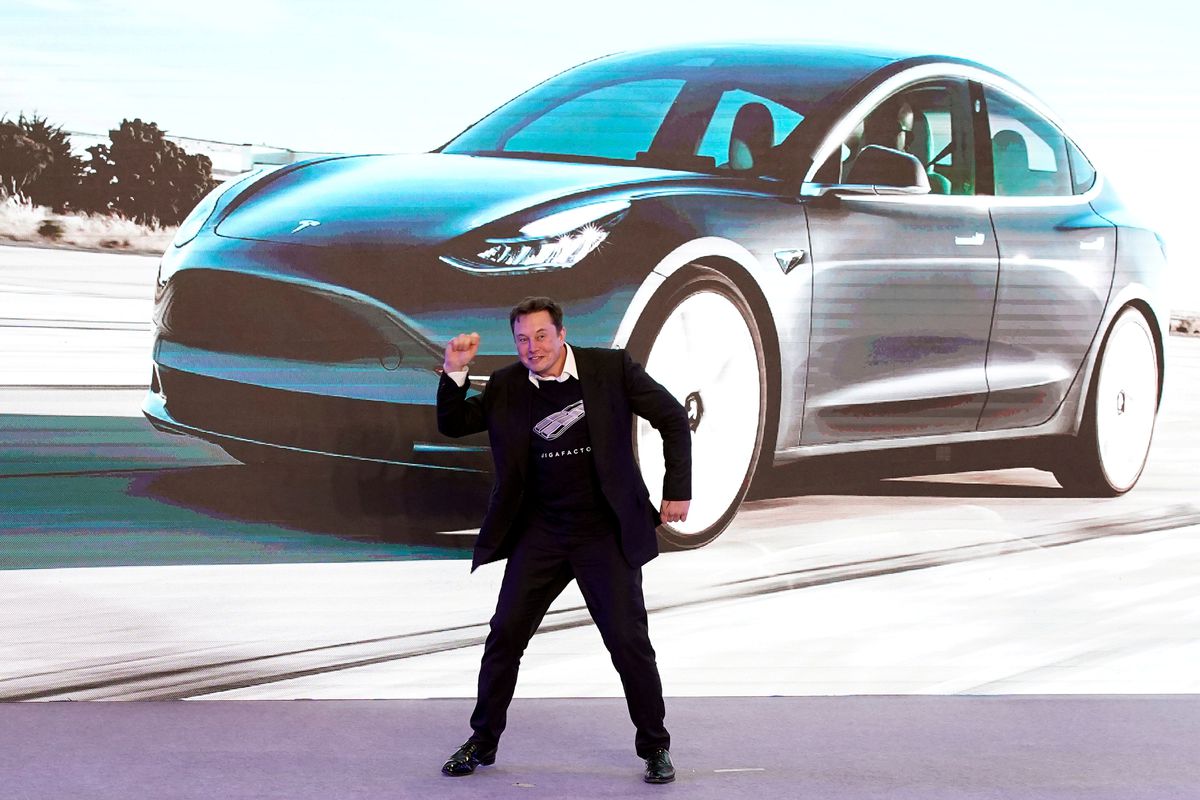 CEO Elon Musk của Tesla trong một sự kiện ở Thượng Hải hồi tháng 1/2020 - Ảnh: Reuters.