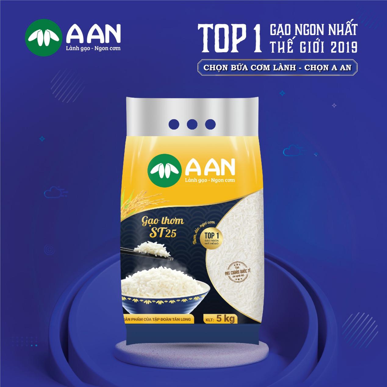 Gạo A An ST25 cam kết chất lượng thơm ngon, an toàn cho người tiêu dùng.