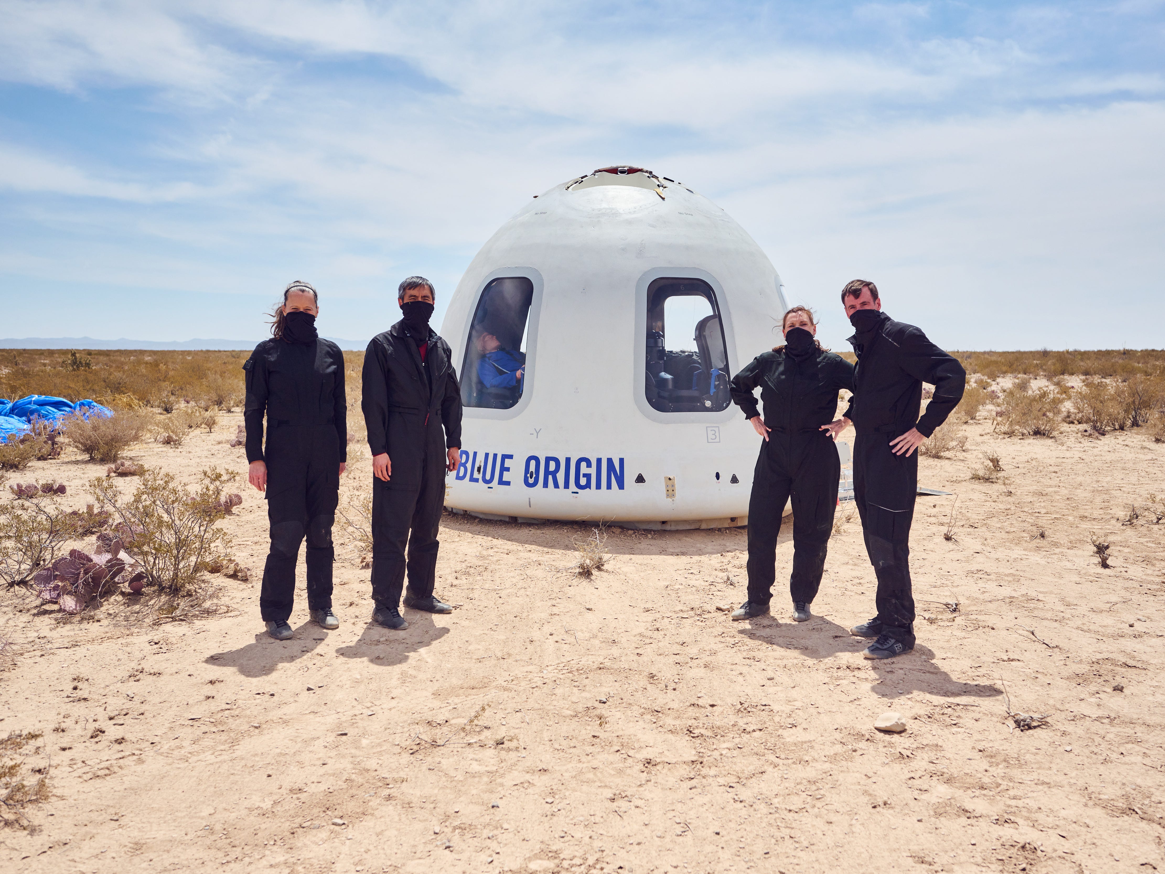 T&agrave;u vũ trụ New Shepard của Blue Origin - Ảnh:&nbsp;Blue Origin