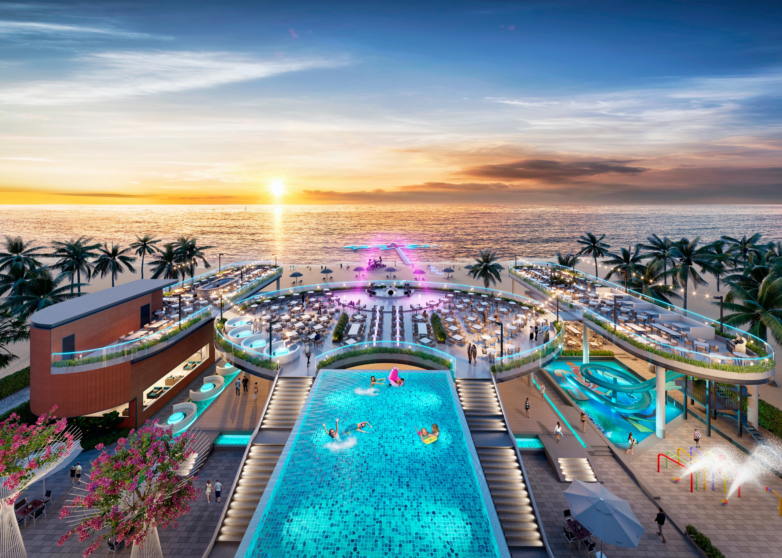 Từ Long Beach Resort Phú Quốc có thể chiêm ngưỡng khung cảnh biển hữu tình.
