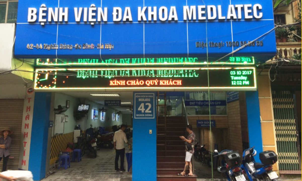 Bệnh viện Đa khoa Medlatec thông báo ngừng tiếp nhận bệnh nhân tại cơ sở 42-44 Nghĩa Dũng từ 11h30 ngày 7/5 