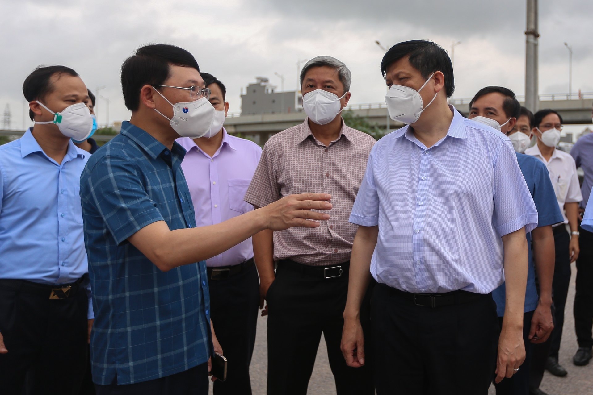 Đoàn công tác của Bộ Y tế kiểm tra công tác phòng chống dịch Covid-19 tại Khu PG88 Trang chủ nhà cái top 1 Quang Châu, tỉnh Bắc Giang.