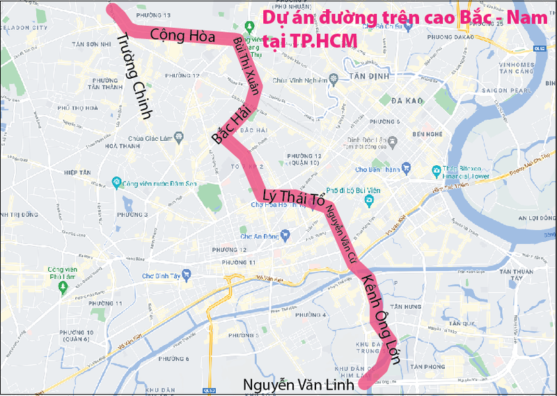 Sau gần 15 năm, Tp.HCM lại đề xuất làm đường trên cao 30.000 tỷ