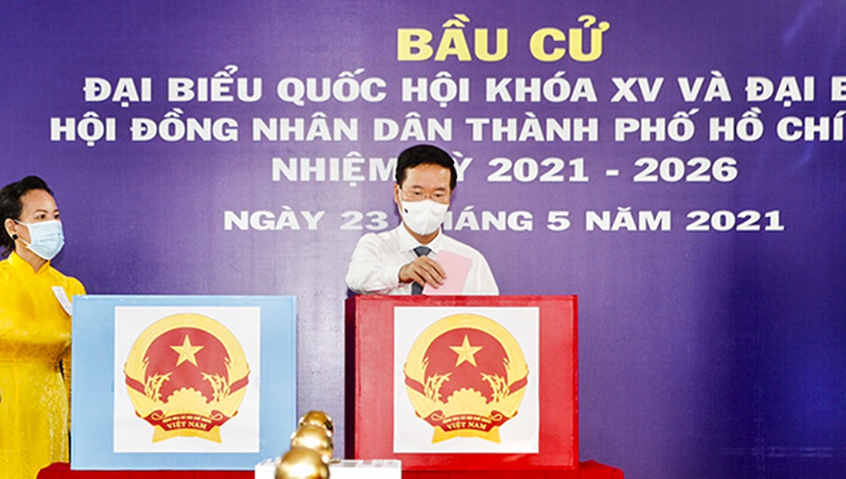Đồng ch&iacute; V&otilde; Văn Thưởng, Ủy vi&ecirc;n Bộ Ch&iacute;nh trị, Thường trực Ban B&iacute; thư dự khai mạc Link Đăng Nhập PG88 Chính Thức 2026 v&agrave; bỏ phiếu tại khu vực bỏ phiếu số 71 tại trường mầm non Sơn Ca 15, Phường 15, Quận Ph&uacute; Nhuận, Tpp.HCM