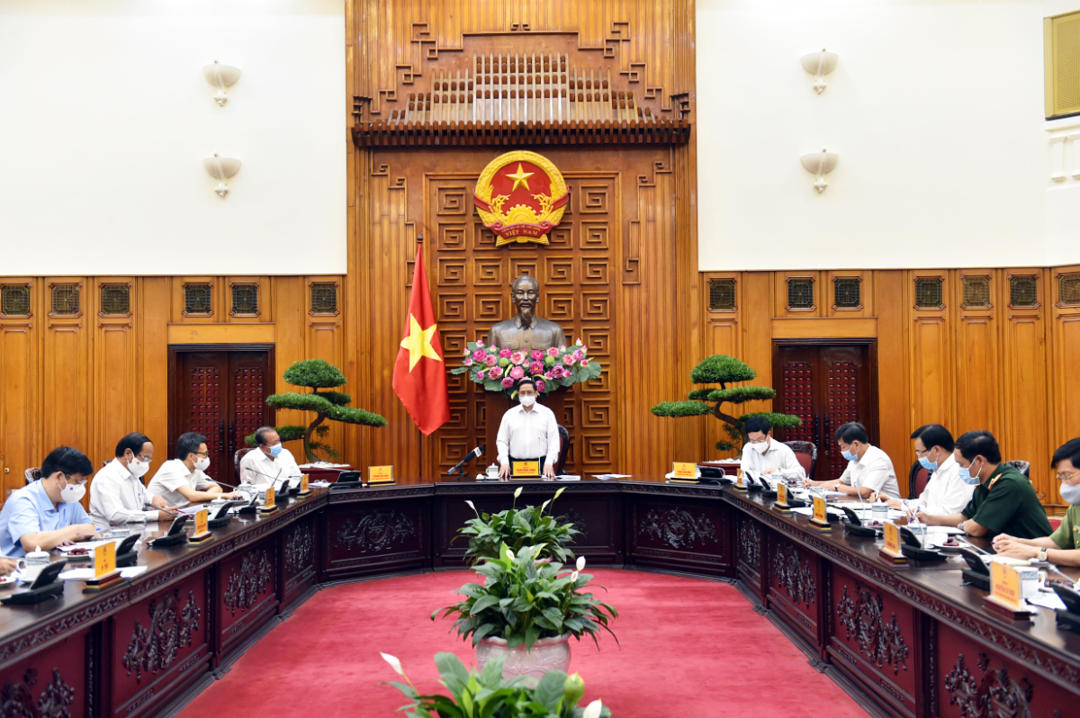 To&agrave;n cảnh cuộc họp - Ảnh: VGP
