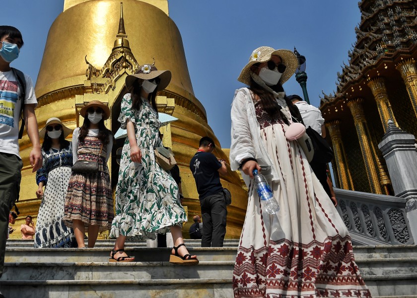 Kh&aacute;ch du lịch tại Th&aacute;i Lan - Ảnh: Getty Images