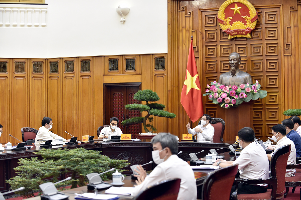 To&agrave;n cảnh buổi l&agrave;m việc - Ảnh: VGP