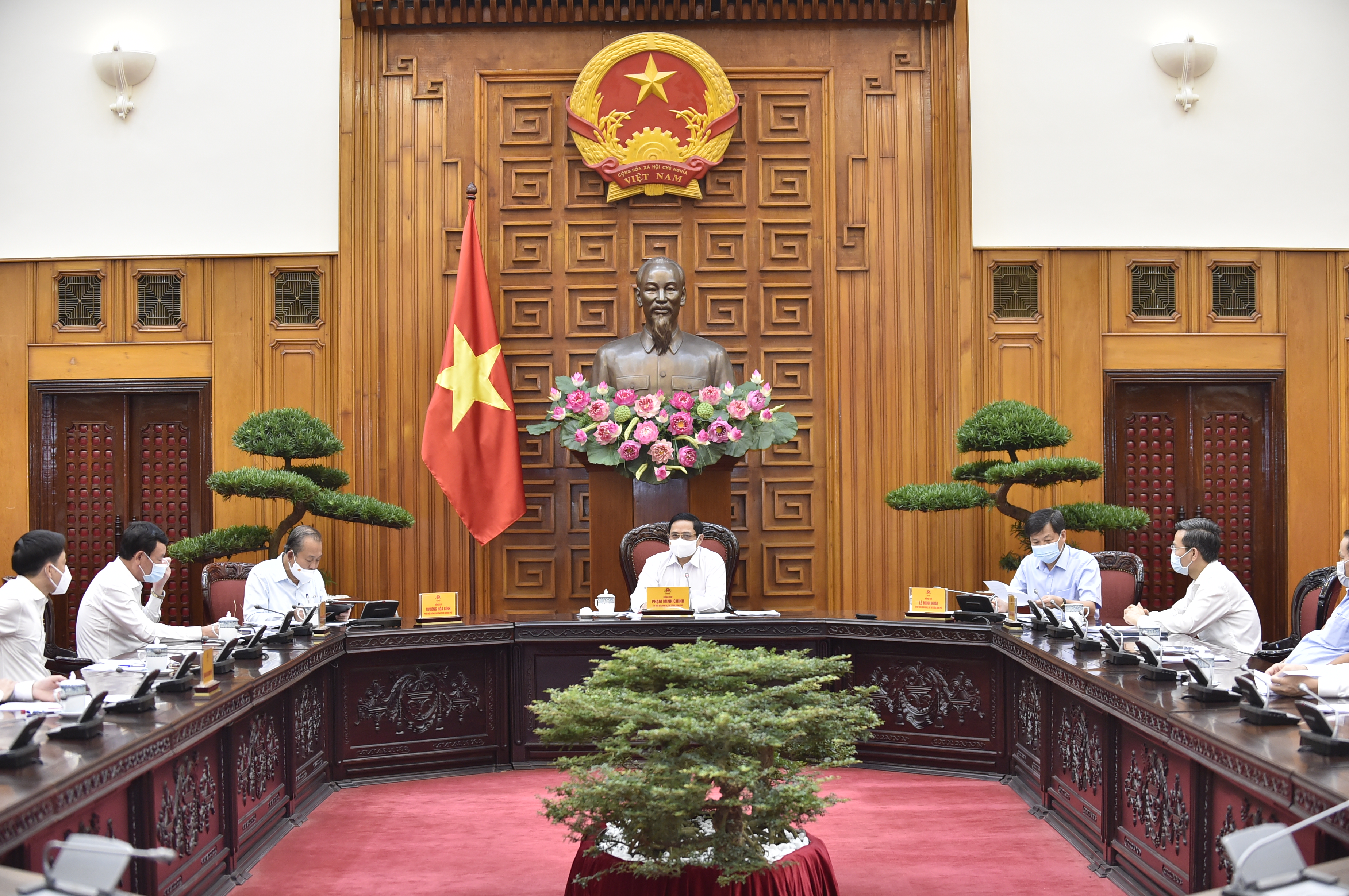 To&agrave;n cảnh buổi l&agrave;m việc - Ảnh: VGP