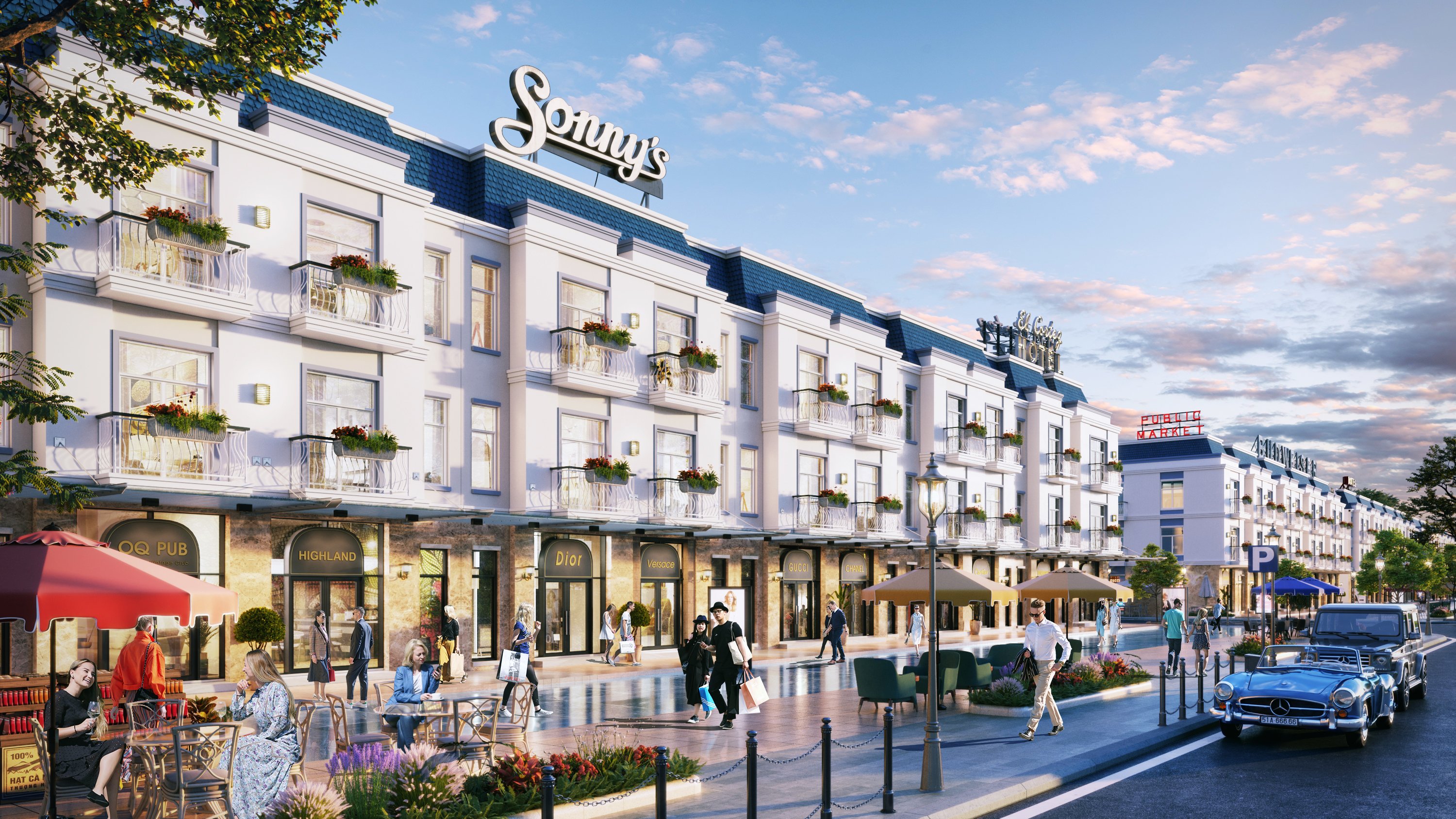 Shophouse được bố tr&iacute; ngay trục trung t&acirc;m thuận tiện cho việc PG88 Uy Tín Số 1 Việt Nam.