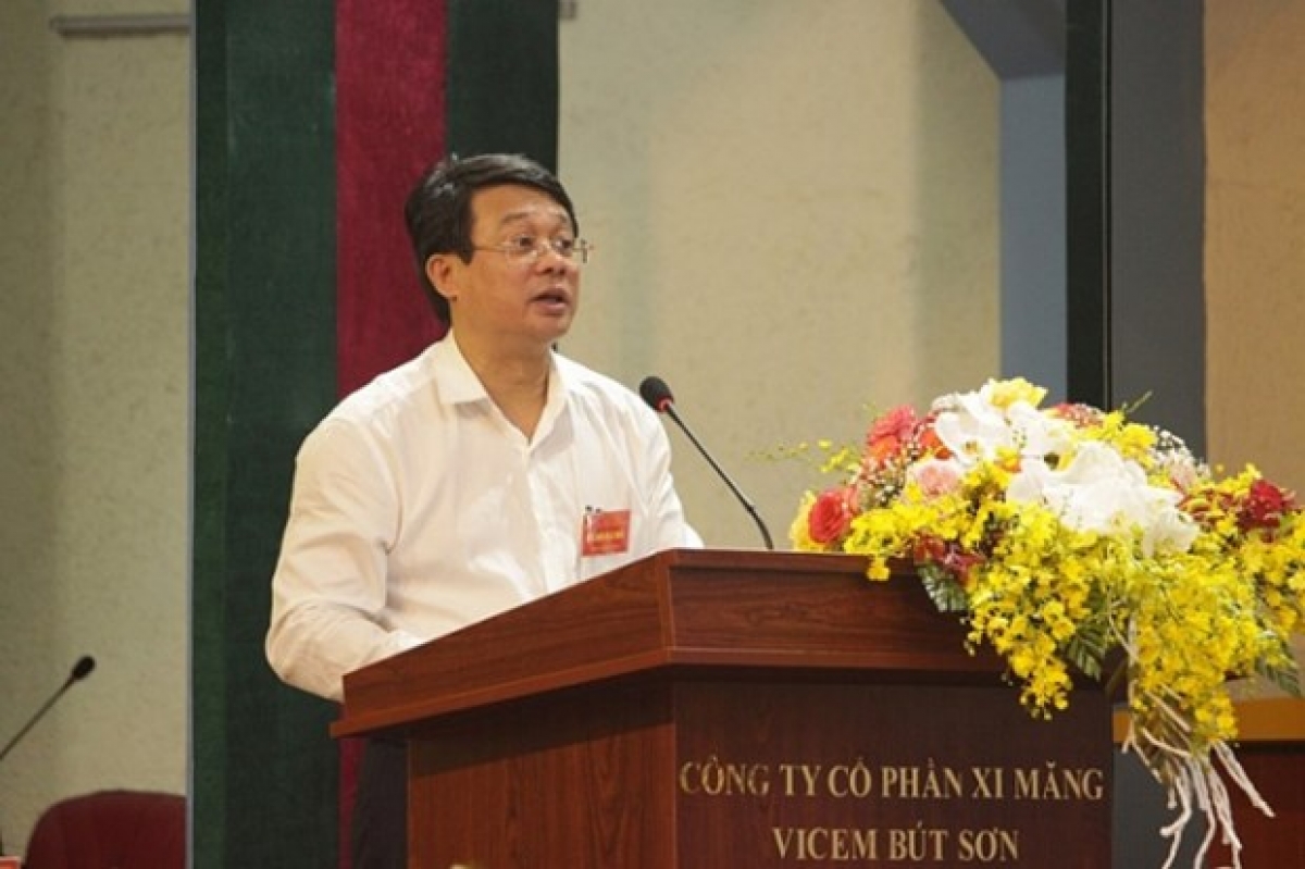Ông Bùi Hồng Minh, Chủ tịch Hội đồng thành viên Tổng Công ty Xi măng Việt Nam - Ảnh: VOV.