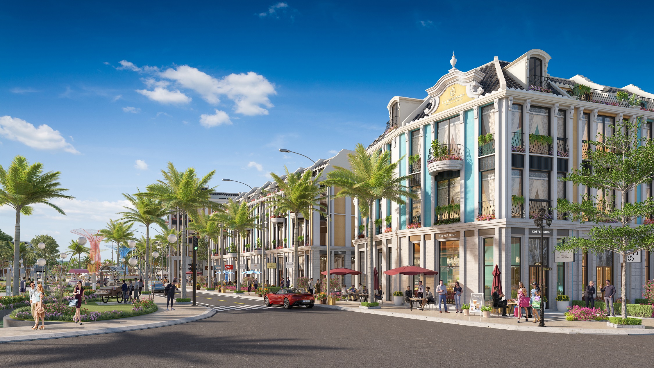 Kh&ocirc;ng gian, tiện &iacute;ch đẳng cấp cho những trải nghiệm trọn vẹn trong shoptel La Queenara