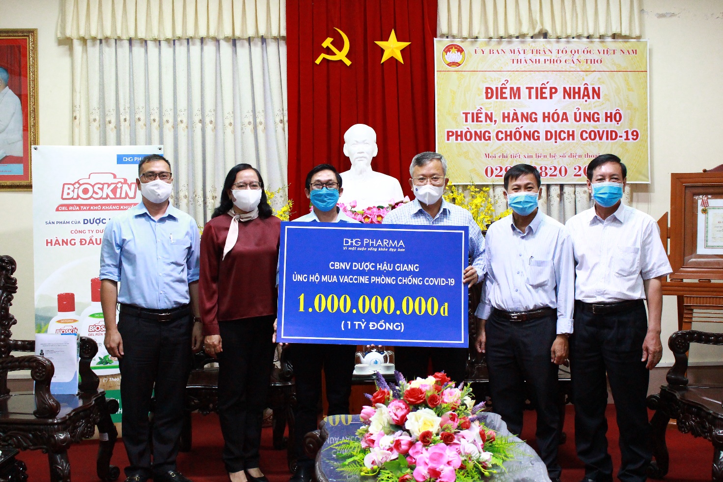 Dược Hậu Giang tiếp tục hành trình chung tay cùng cả nước phòng dịch Covid-19
