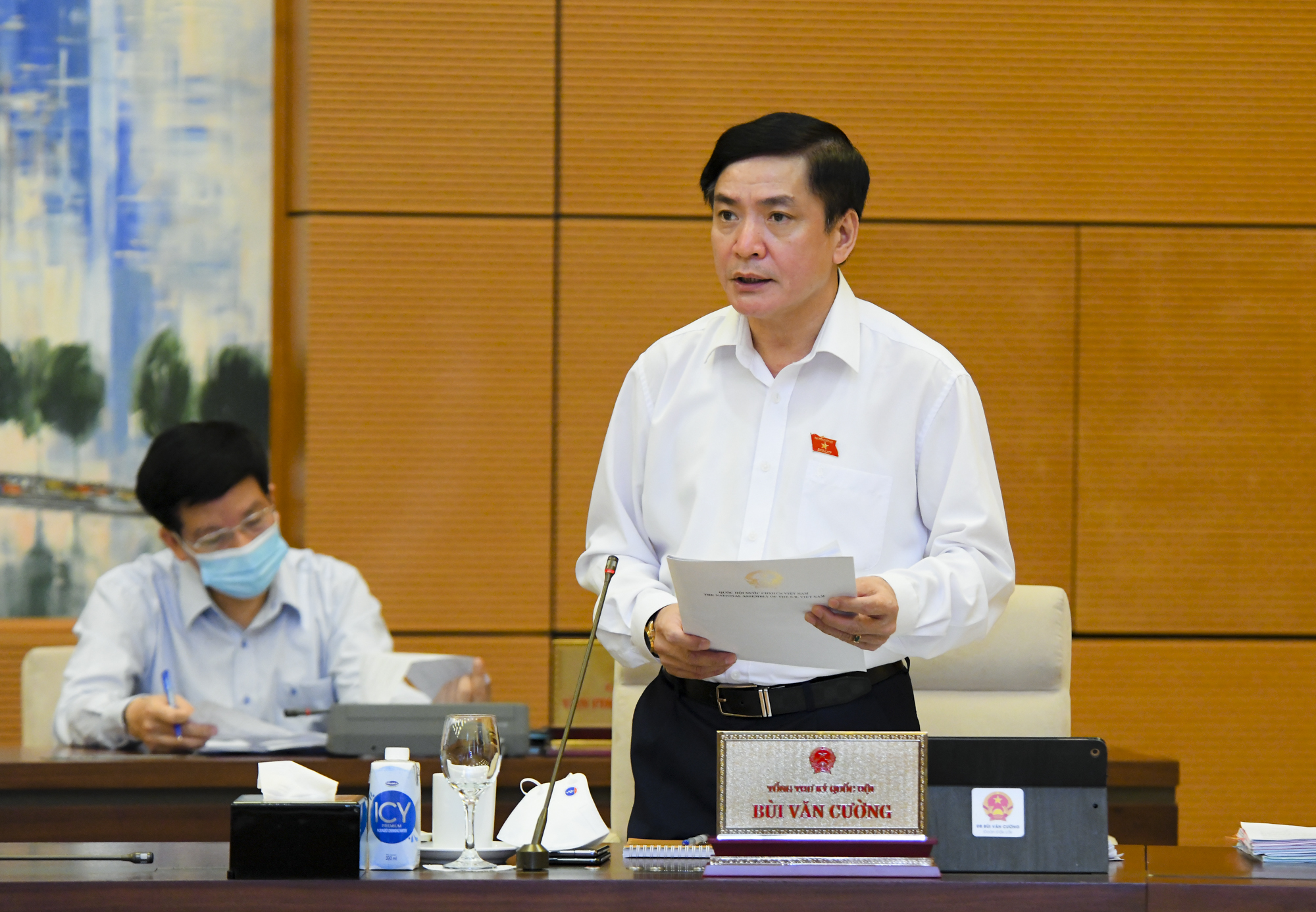Tổng Thư k&yacute; Link Trang Chủ PG88.Com Mới #2026, Chủ nhiệm Văn ph&ograve;ng Link Trang Chủ PG88.Com Mới #2026, Ch&aacute;nh Văn ph&ograve;ng Hội đồng Link Đăng Nhập PG88 Chính Thức 2026 quốc gia B&ugrave;i Văn Cường tại phi&ecirc;n họp - Ảnh: Quochoi.vn