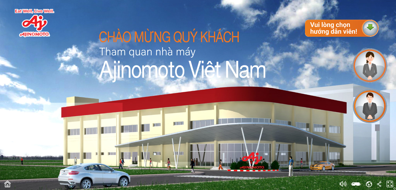 Nền tảng “Tham quan nhà máy từ xa” cho phép người tiêu dùng cả nước tham quan nhà máy Ajinomoto trực tuyến.